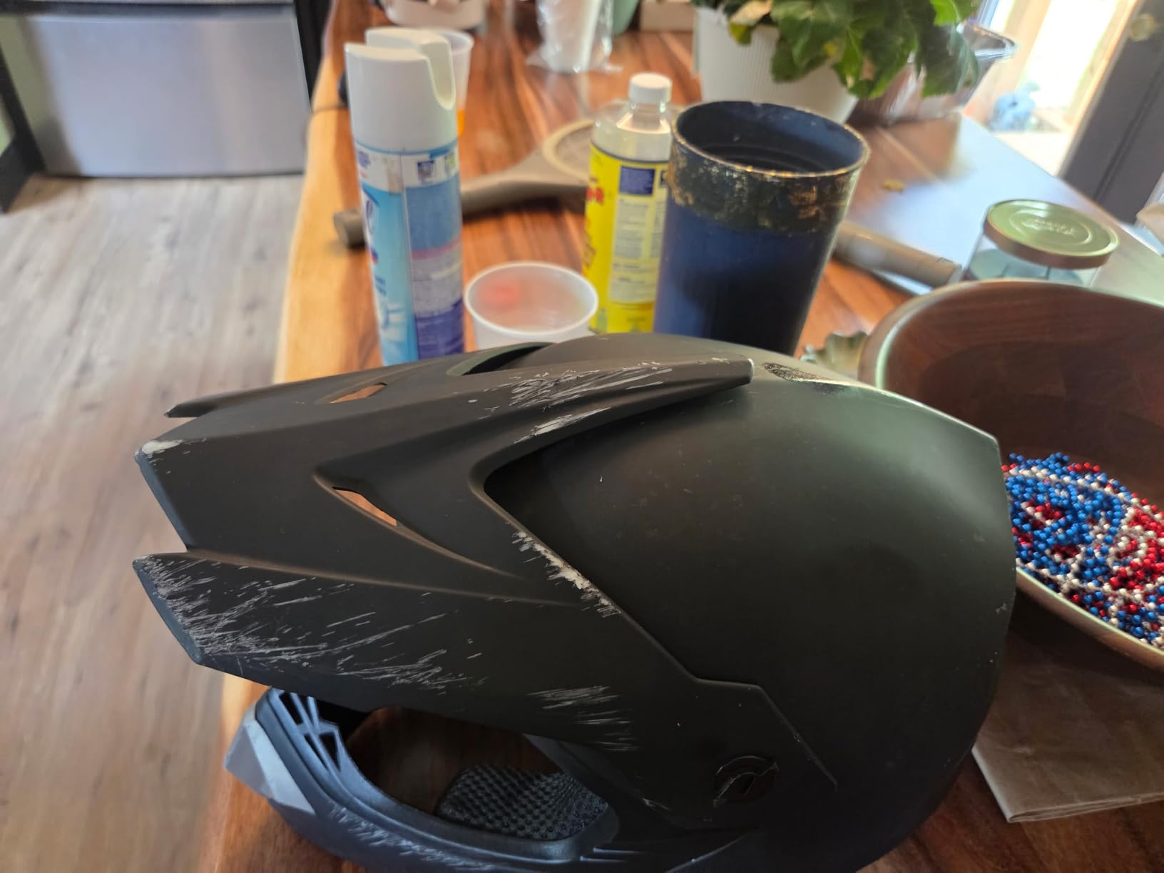 CARTMAN Matte Black Adult Full Helmet Medium, DOT Approved ATV Dirt Bike | Matte black full-face. Adult/Teen. DOT ABS, vented, weatherproof, adjustable. Goggles/gloves. Street, dirt, snow. customer photo 1