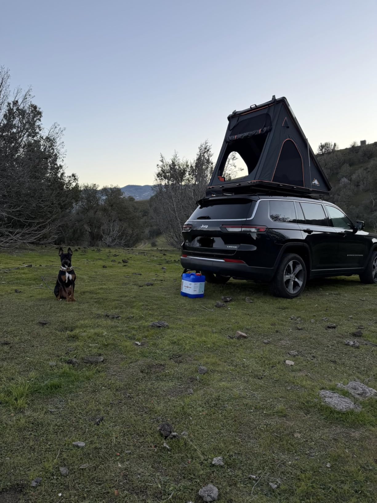 Explorer Pro Rooftop Tent Hard Shell, 2-3 Person Aluminum Roof Top Tent | Detachable Side Awning & Built-in LED Light Strip, Compatible with Truck Jeep SUV Van & Trailer, Pop Up for 4-Season Camping customer photo 2