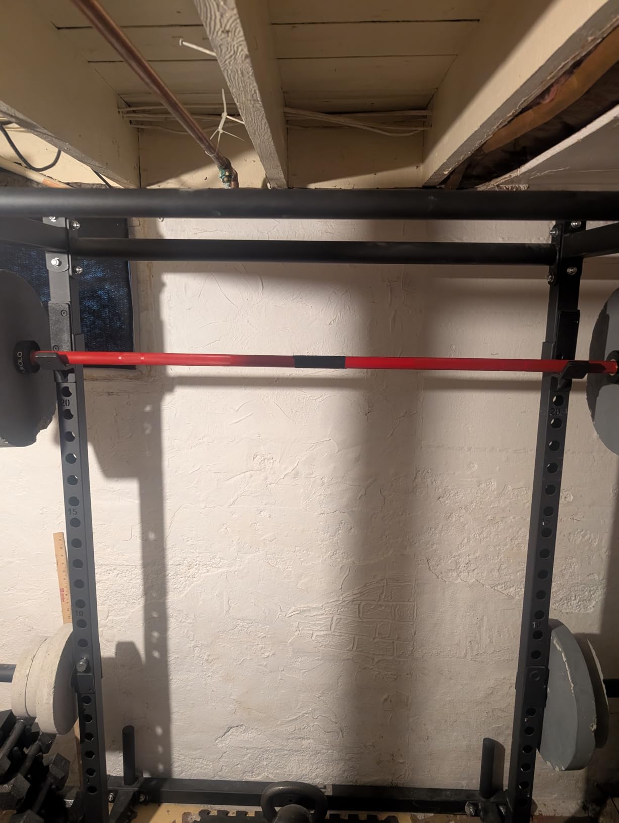 Mikolo 7ft Olympic Barbell, Barbell for Weightlifting and Powerlifting 45lb, Olympic Bar for 1500lbs Capacity, Weight Bar Fit 2 inch Standard Weights customer photo 1