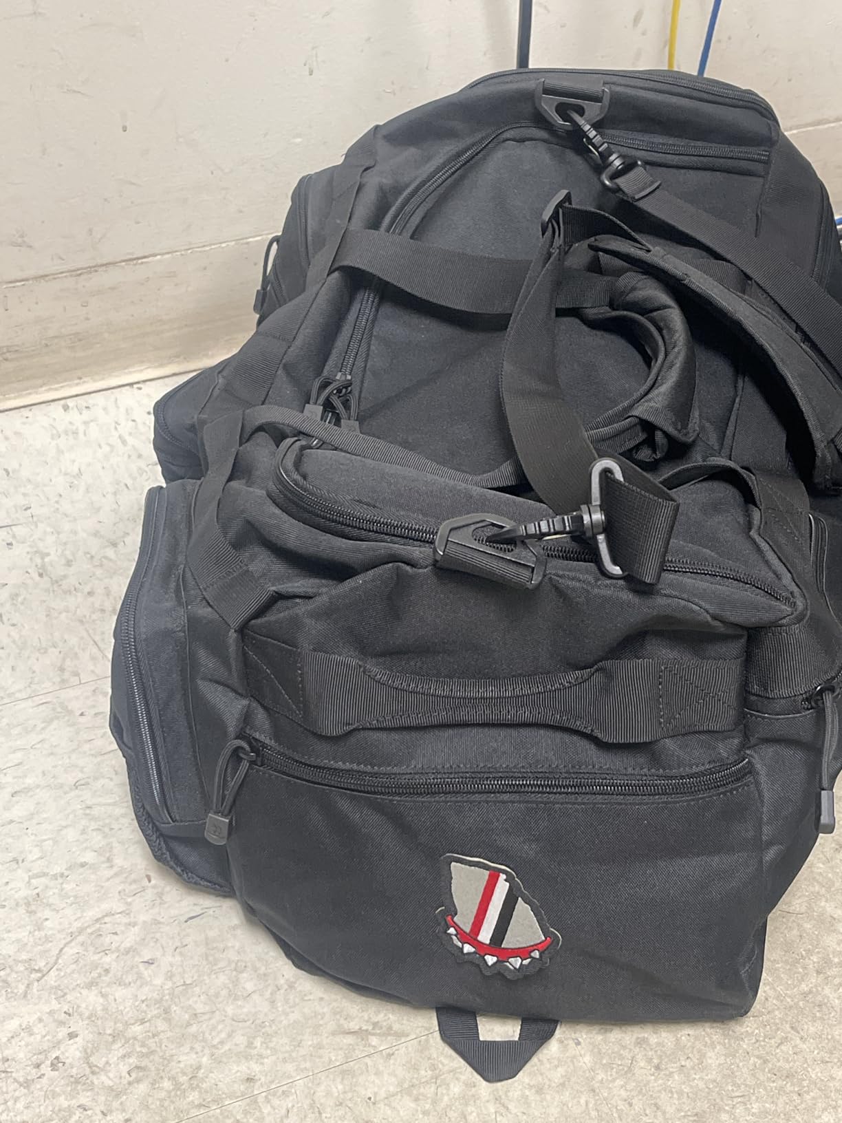 G4Free 3-in-1 Duffle Bag Travel Gym Sports, Large Tactical Duffel Backpack | 50L/65L with Shoes Compartment and Wet Pocket, Military Workout Bag for Men and Women, Black customer photo 1