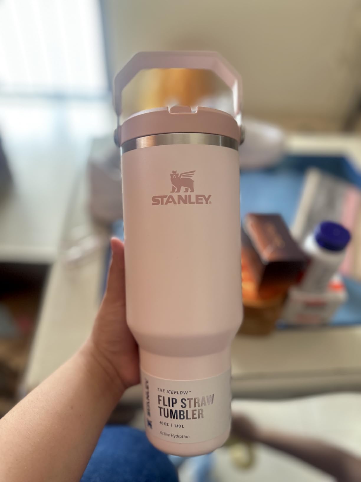 STANLEY IceFlow 2.0 Flip Straw Tumbler, 30 oz, Easy Carry Handle, Leak Resistant, Insulated Stainless Steel customer photo 2