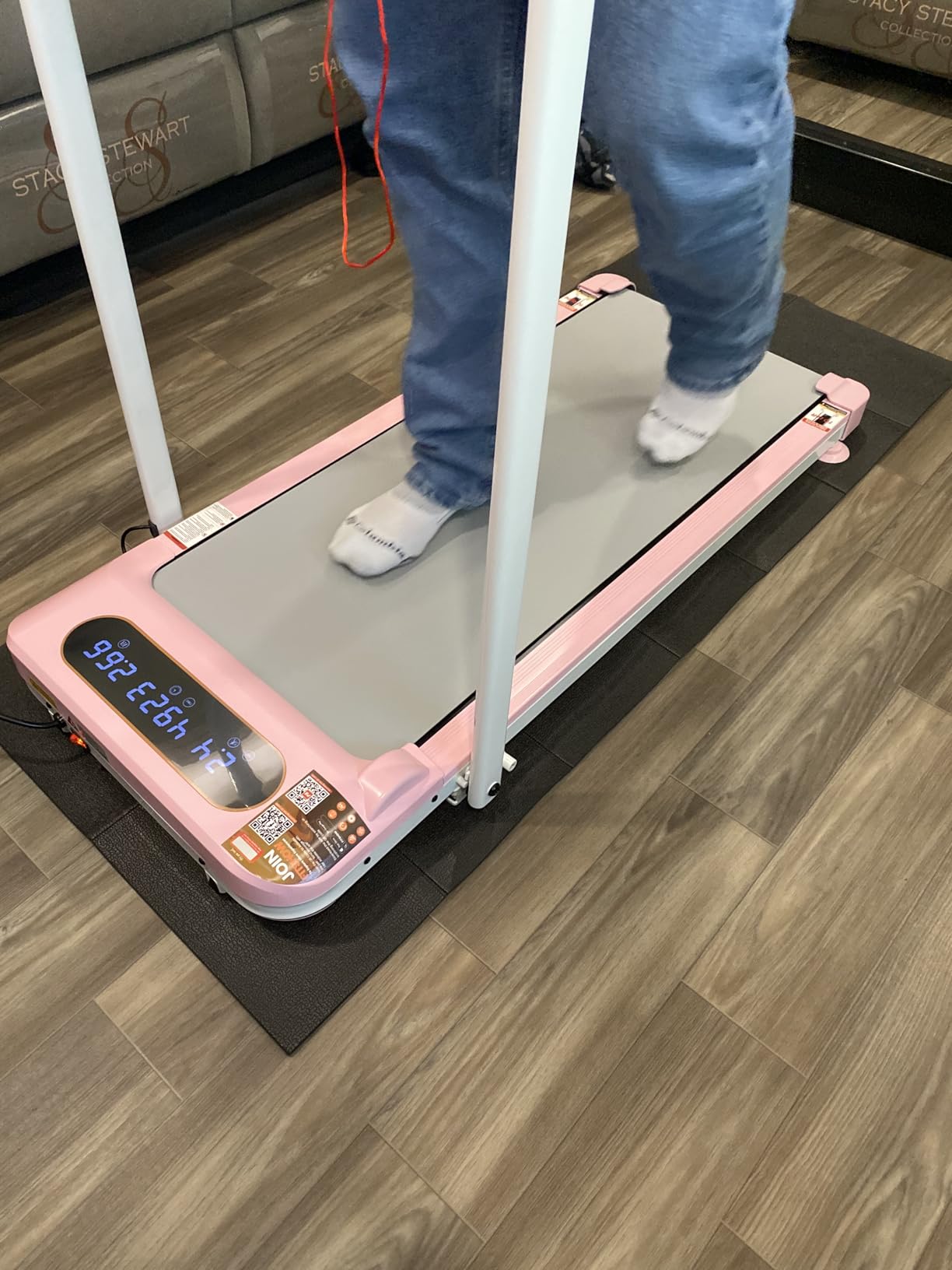 Walking Pad Treadmill Mat for Carpet Floors,55x24 Hardwood Floor Protection customer photo 2