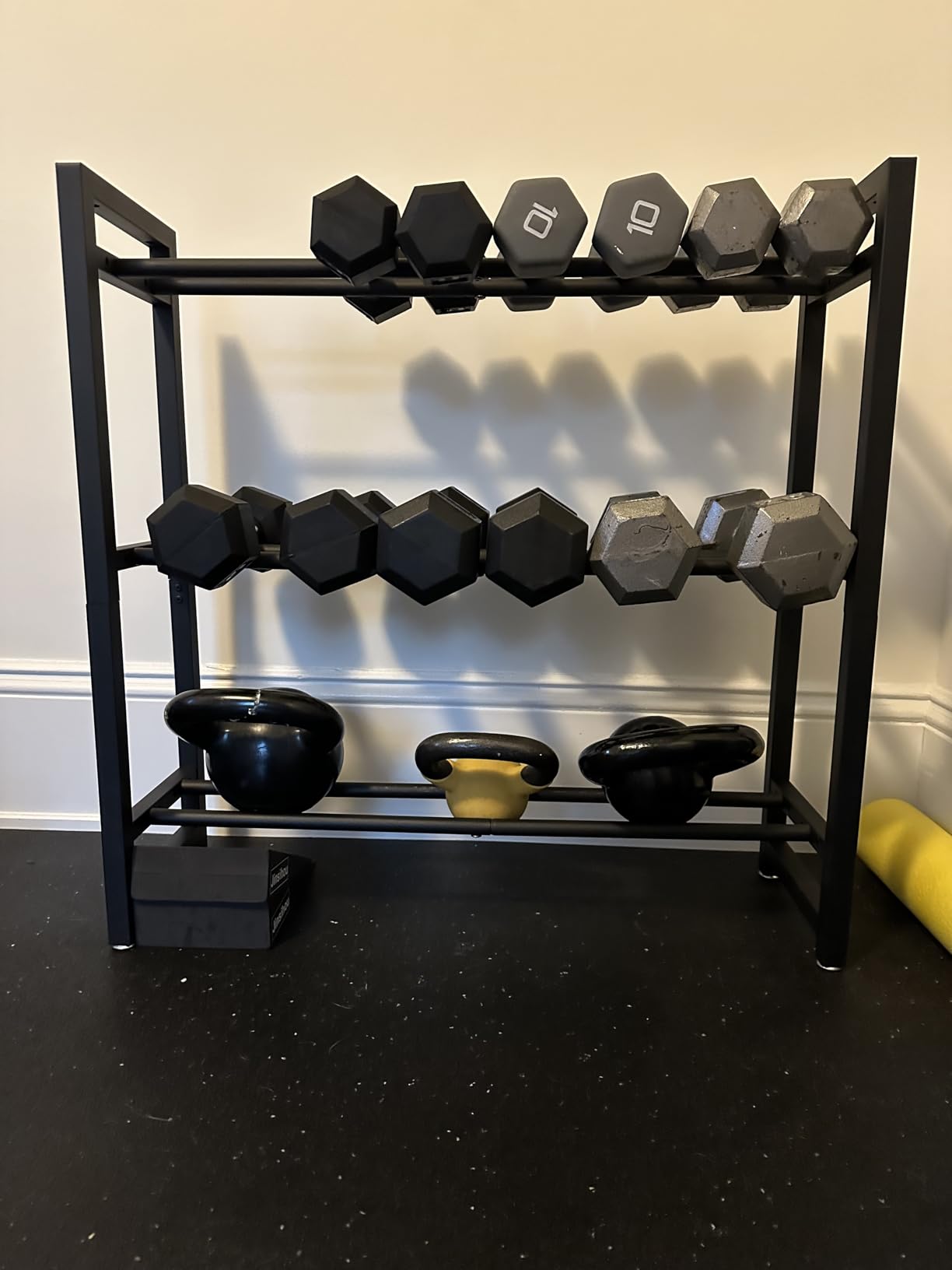 3 Tier Dumbbell Rack, Weight Rack for Home Gym customer photo 2