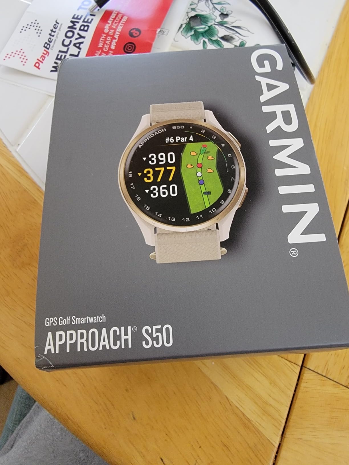 Garmin Approach® S50, Golf GPS Smartwatch, 43mm, Black customer photo 2
