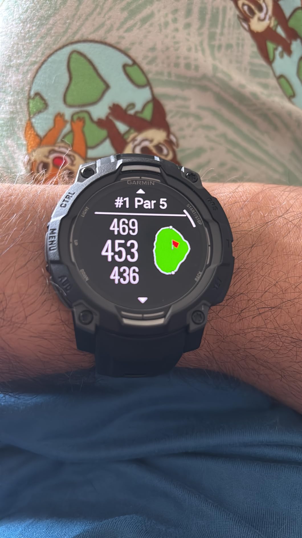 Instinct 3 AMOLED, Rugged GPS Smartwatch, 45mm, Black | Bright AMOLED Display, Rugged Design, Metal-Reinforced Bezel, 24/7 Health Monitoring, Built-In Flashlight customer photo 1
