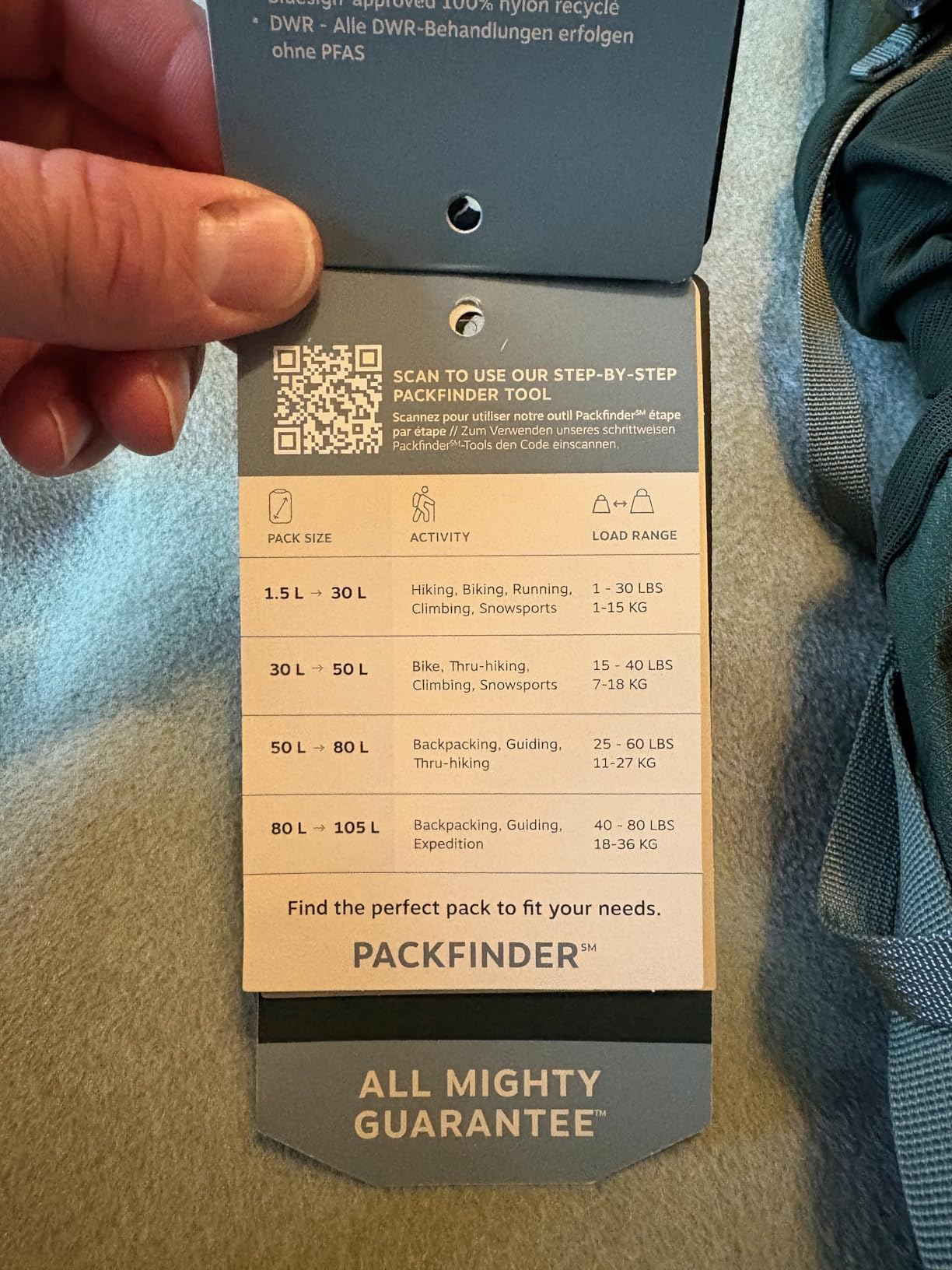 Osprey Talon 22L Men's Lightweight Hiking Backpack, Gray OS customer photo 1