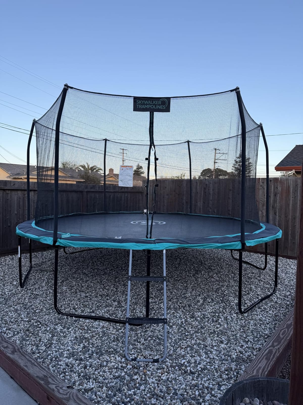 Skywalker Signature Series Trampoline with Enclosure | Black Powder-Coat Frame, Patented No-Gap Enclosure, XPE Safety Foam, Thicker Spring Pad, Storage Bag customer photo 1