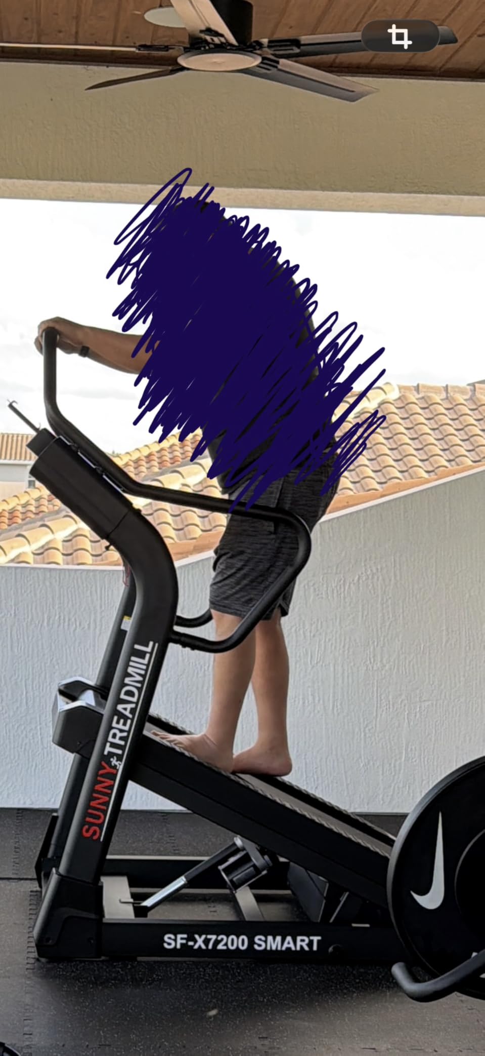 Sunny Health & Fitness Versatile Intensive Treadmill Auto Incline Decline customer photo 2