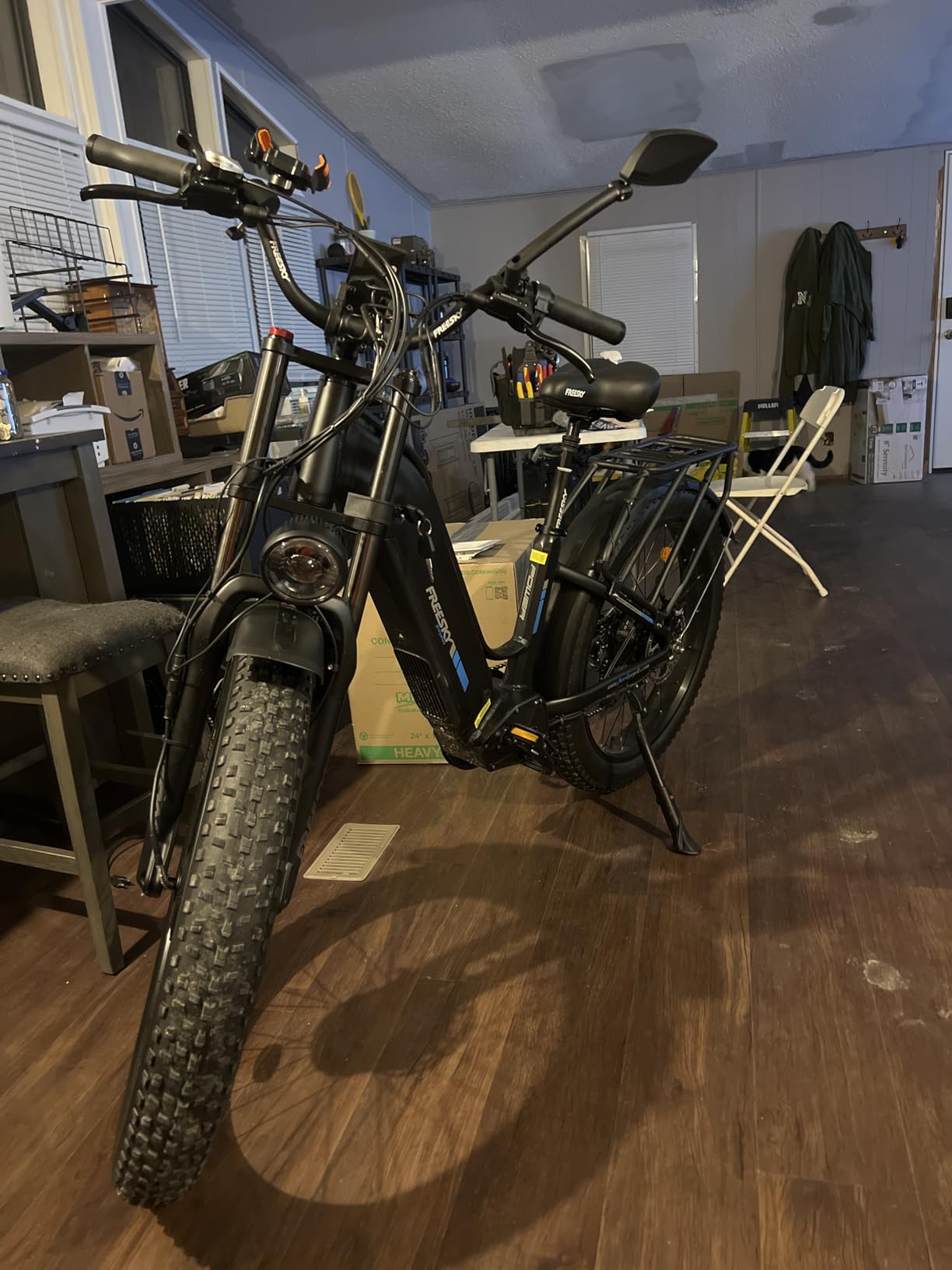FREESKY Ranger Air 3500W AI Dual Motor Electric Bike for Adults | 105mile Long range Ebikes,34MPH,UL2849/2271 certified by TÜV,Full suspension,26'fat tire,Step-thru,Mountain,hunting,gravel customer photo 2
