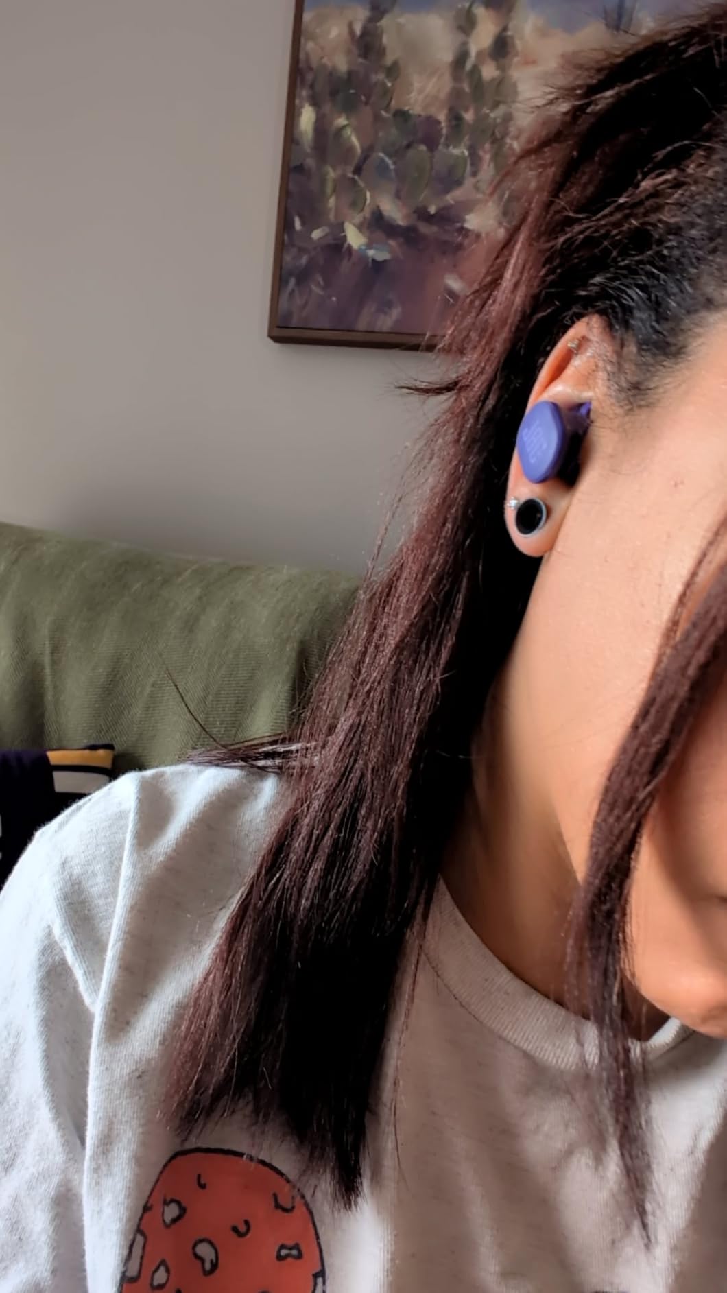 JBL Endurance Race 2 - True Wireless Earbuds - Blue | Waterproof and dustproof, Ergonomic wing enhancer with Twistlock technology, Enhance your work-out with Sports Mode customer photo 1