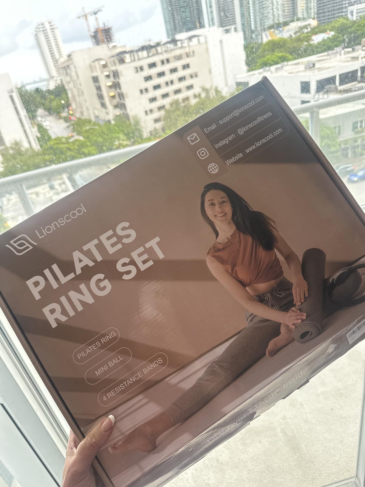 LIONSCOOL Pilates Ring Set 14
