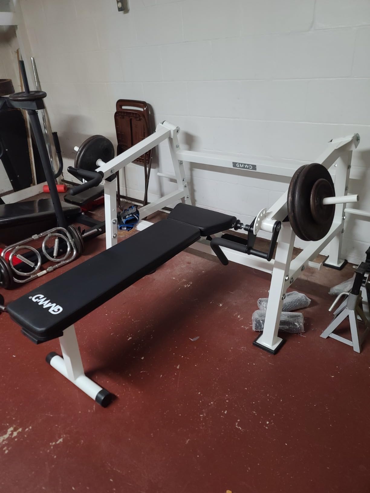 GMWD V8 Chest Press Shoulder Press Machine for Bench Press | FID bench press shoulder press customer photo 1