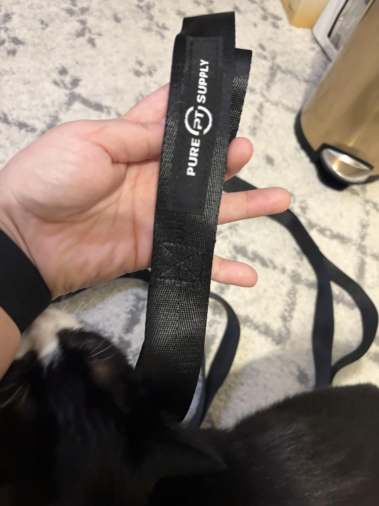 Pure PT Stretching Strap, 10 Loops, Non-Elastic Stretch Strap, Yoga Strap customer photo 2