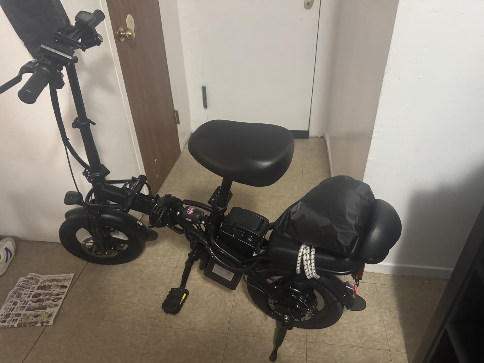 Mdeam Foldable Electric Bike, 2 Seat 14