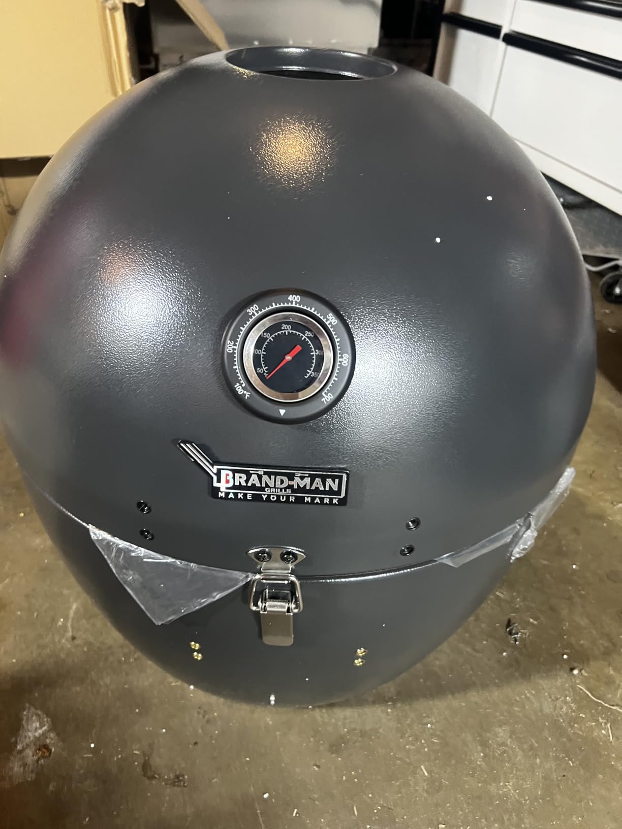 Brand-Man Steel Kamado Charcoal Grill & Smoker customer photo 1