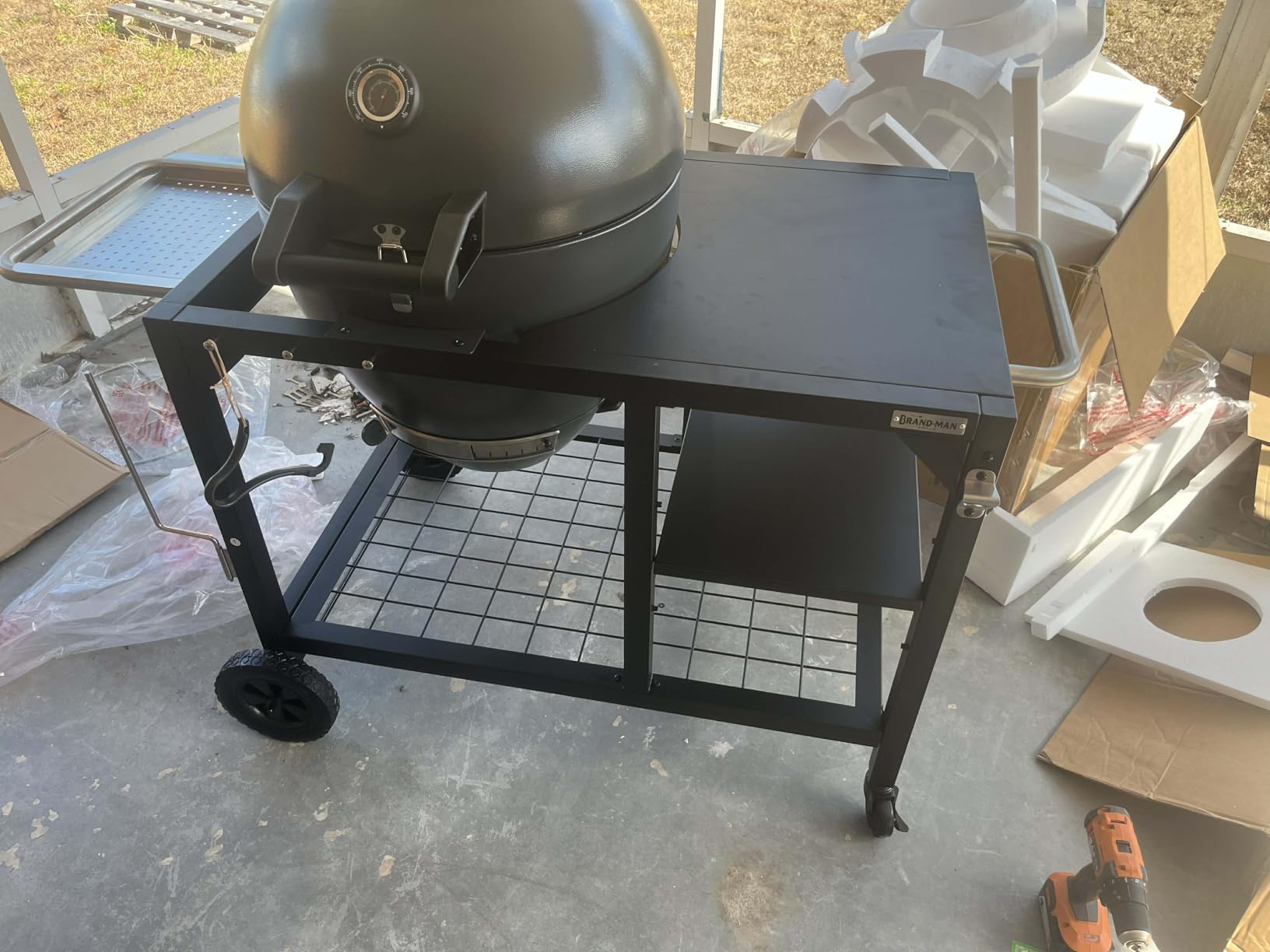 Brand-Man Steel Kamado Charcoal Grill & Smoker customer photo 2