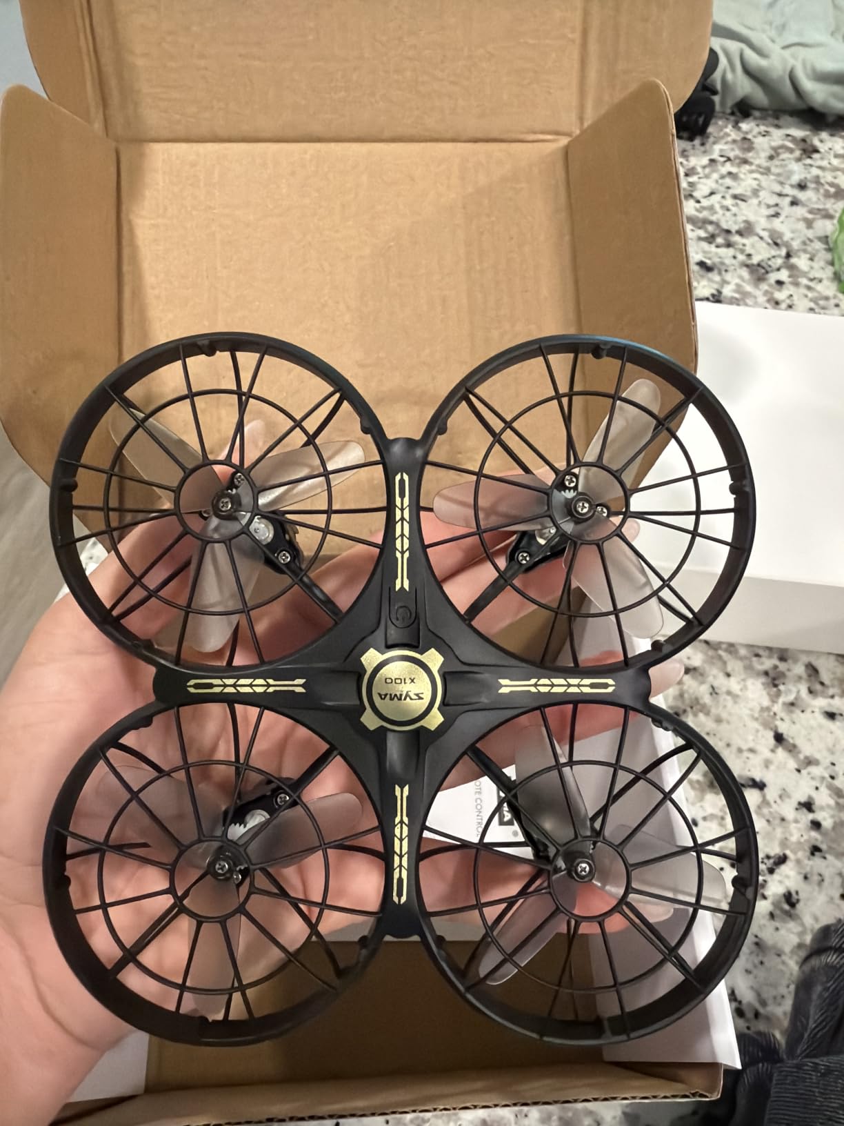 SYMA X100 Indoor Drone for Kids 8-12, Obstacle Avoidance, Full Guard customer photo 1