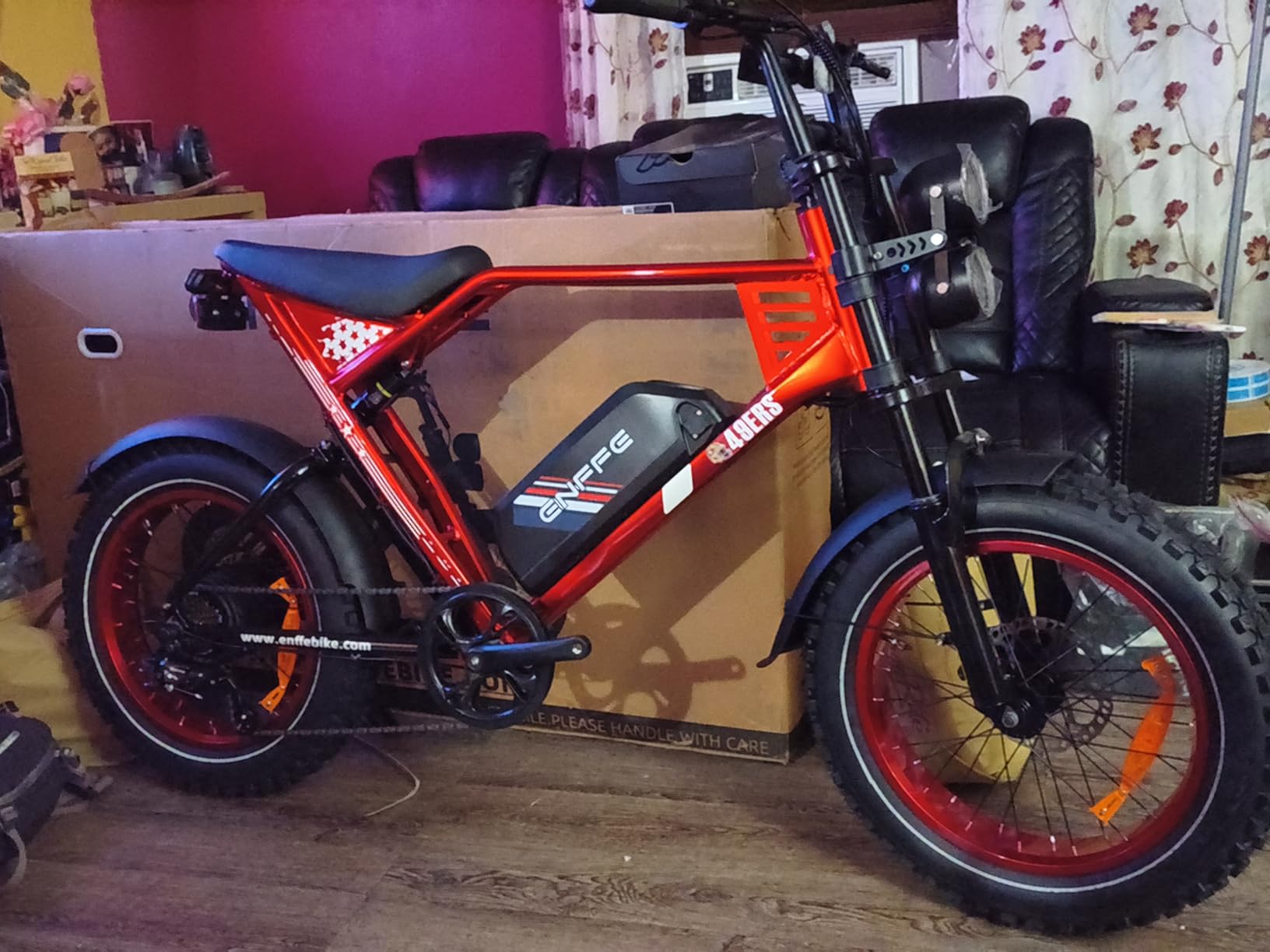 ES2 Max Electric Bike, 22.5 Ah Super Battery Ebike, Peak 1160W Premium Power Motor Ebikes, Up to 32MPH and 100 Miles, 7-Speed 20