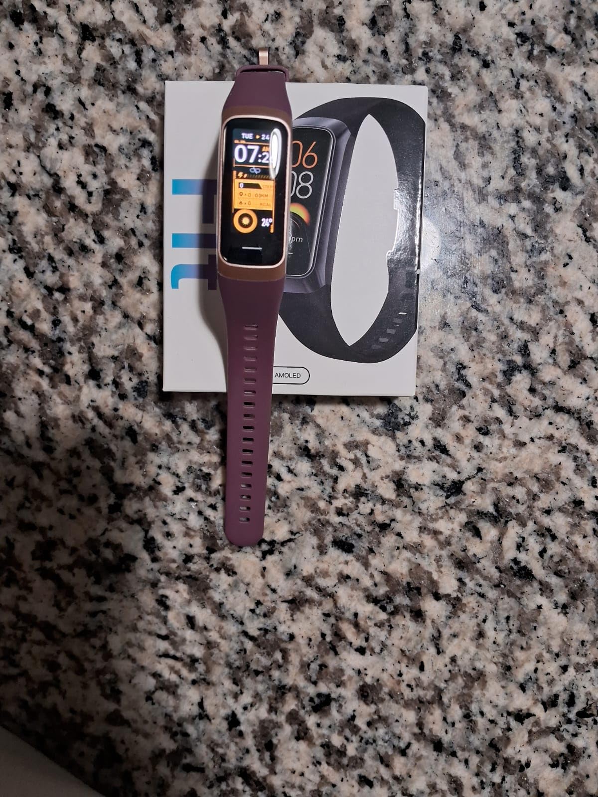 Fitness Tracker – Heart Rate Blood Oxygen Blood Pressure Temp Sleep Calorie customer photo 1