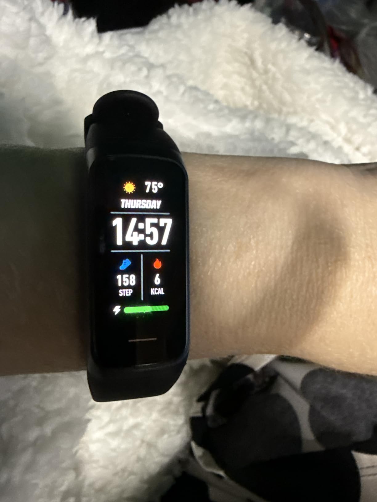 Fitness Tracker – Heart Rate Blood Oxygen Blood Pressure Temp Sleep Calorie customer photo 2