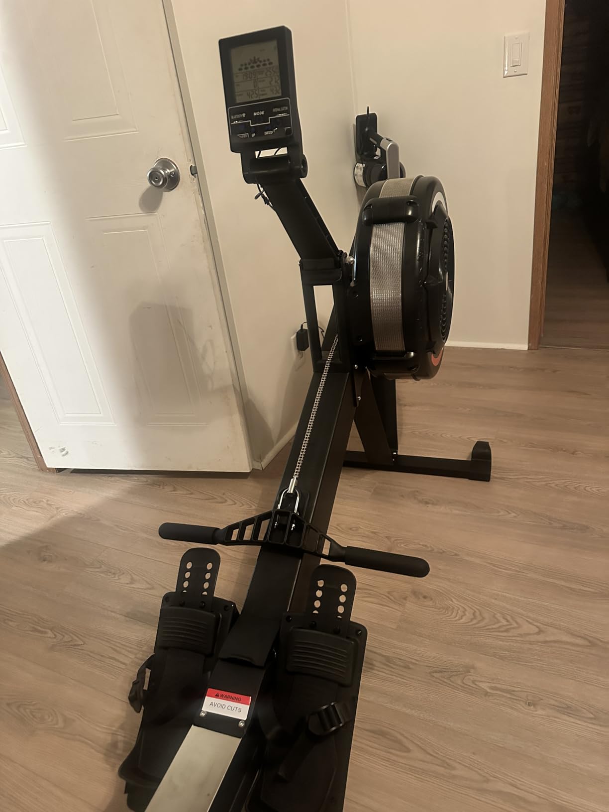 GMWD Air Rowing Machines for Home, 10-Level Adjustable Resistance Professional Rower Machine with Performance Monitor, Ergonomic Comfort Seat, Device Holder & Easy Storage, Lava Flow Series customer photo 2
