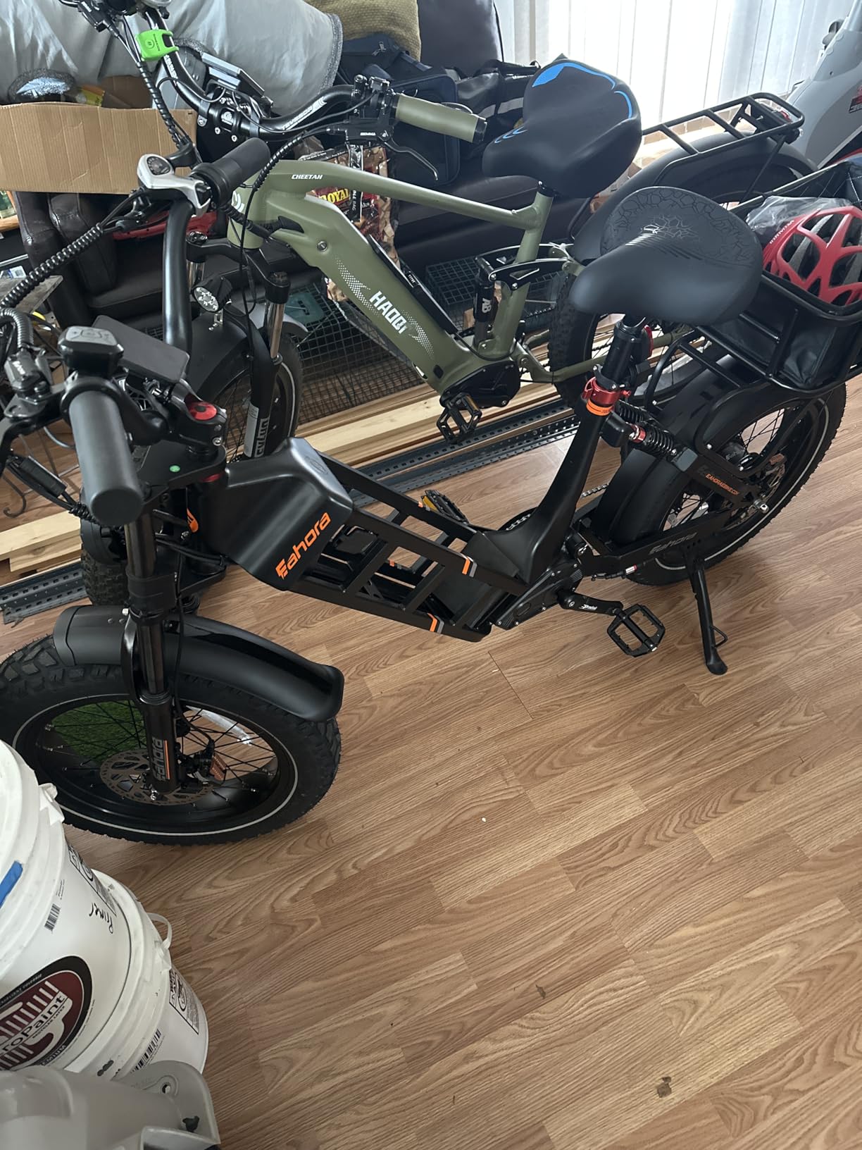 eAhora Juliet Pro 2 Long Range Ebike for Commute & Delivery, 100-200 Miles | Peak 5400W Dual Motors, 43MPH, 60V 70Ah Removable Battery, Hydraulic Brake, Dual Suspension, 20