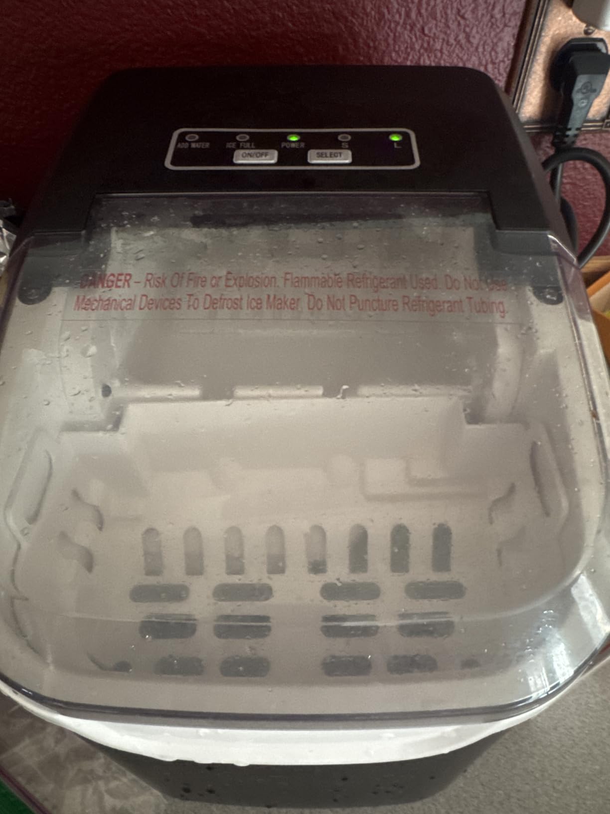 Antarctic Star Countertop Ice Maker Machine, 26Lbs/Day Fastest 6-Min Ice | 8 Bullet Ice in 6 Min, 2 Sizes, Energy-Saving, Portable Handle, Self-Cleaning, Basket/Scoop for Home/Bar/RV/Camping, Black customer photo 1