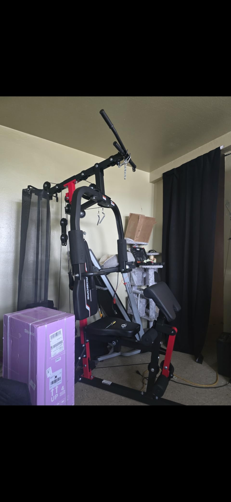 Home Gym System with 160LB Weight Stack, Multifunctional All-in-One Workout Station, Full Body Strength Training System customer photo 2