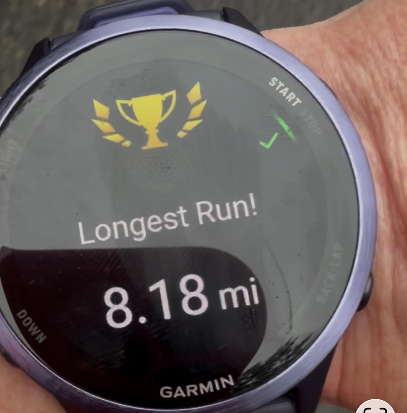 Garmin Forerunner 570, 47mm, Aluminum, Black - Advanced GPS Running & Triathlon Smartwatch with AMOLED Display, Training & Recovery Features customer photo 2