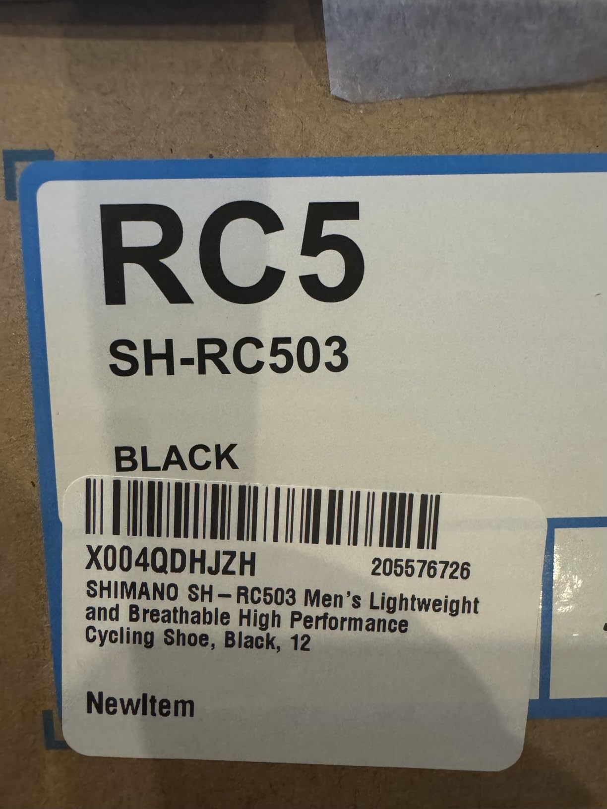 SHIMANO SH-RC503 Men's Lightweight and Breathable High Performance Cycling Shoe customer photo 1