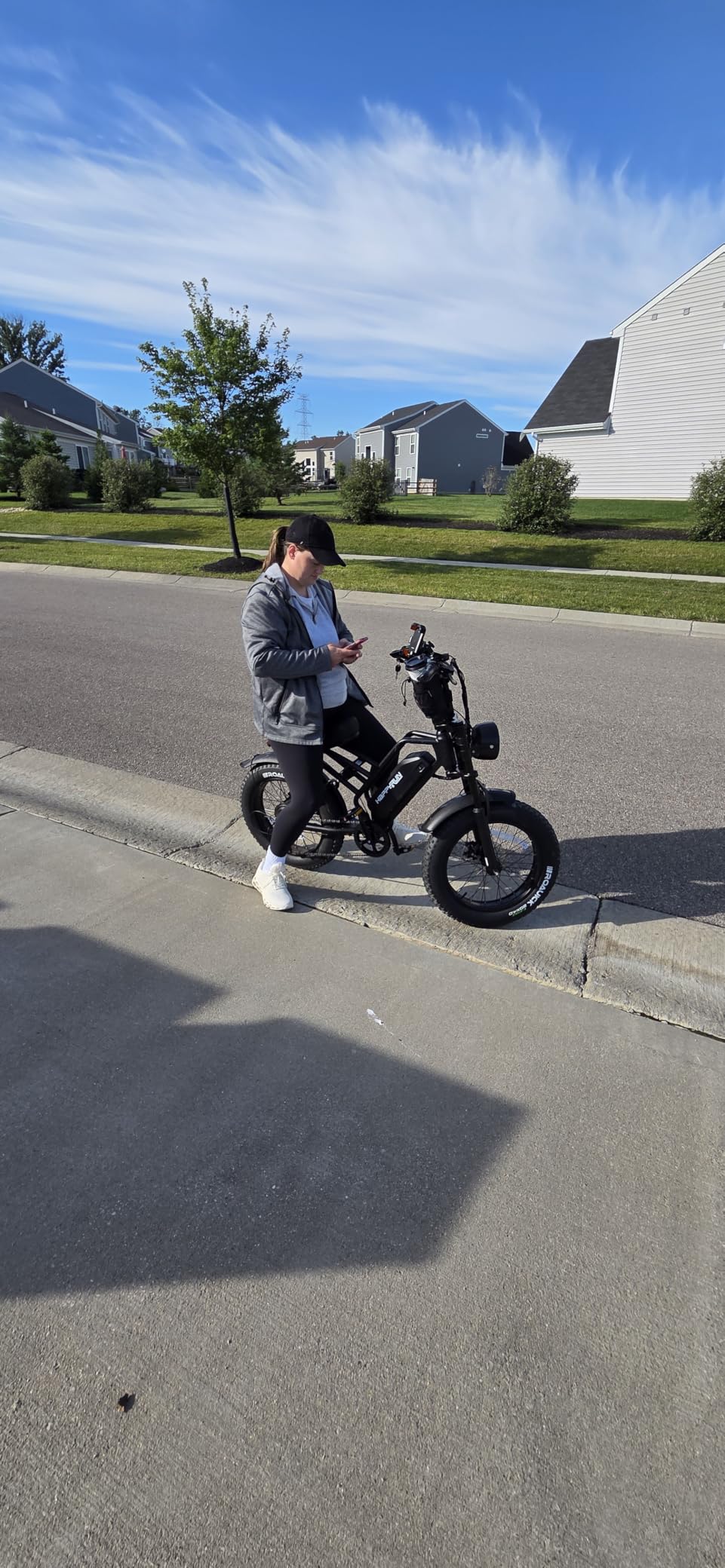 HAPPYRUN G50 Electric Bike, 1500W 48V, 18Ah E Bikes for Adults, 68+ Miles | Dual Suspension Electric Motorcycle, All Terrain Fat Tire Electric Dirt Bike for Commuters and Beginner Cyclists customer photo 2