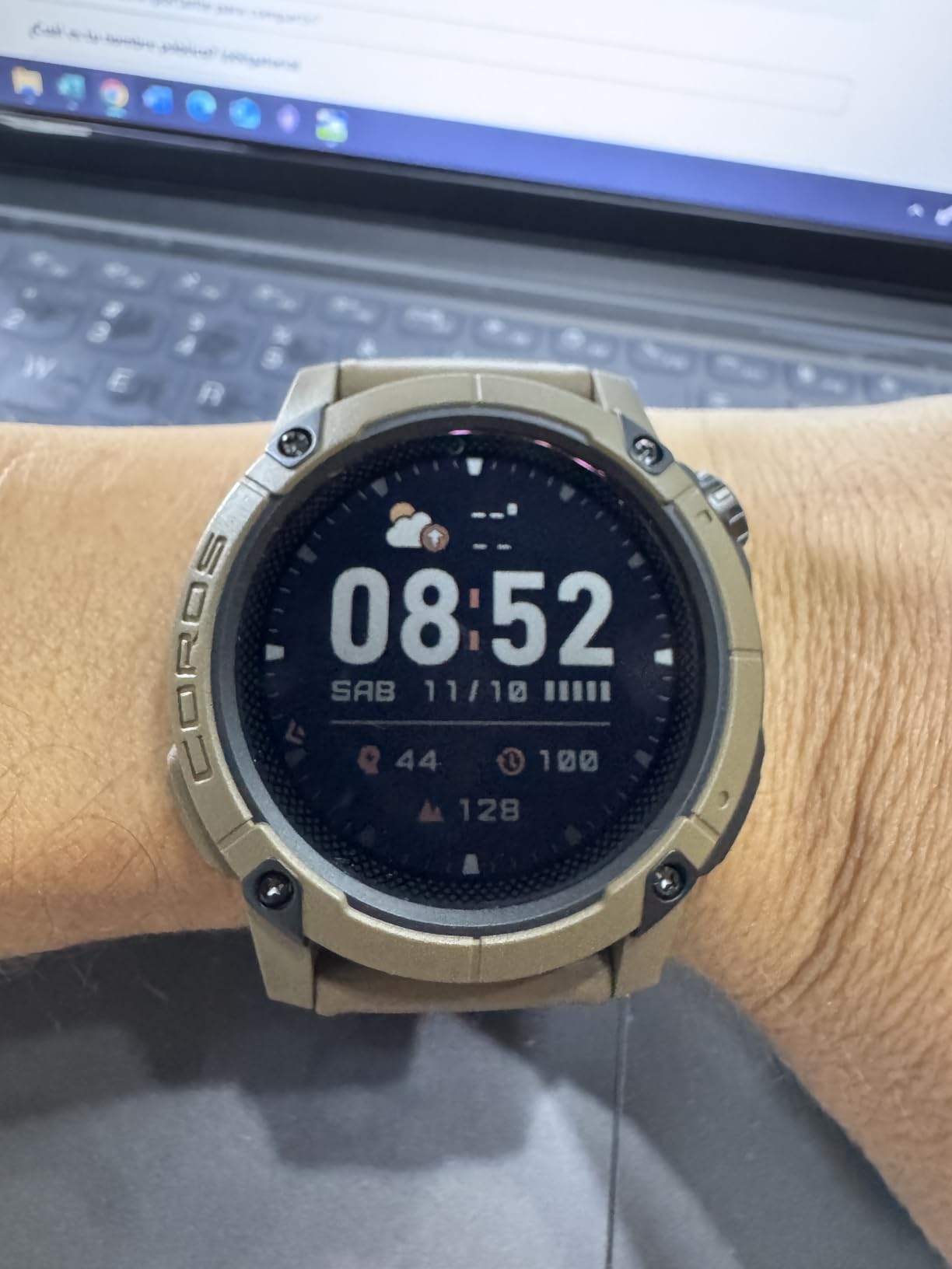 COROS Nomad GPS Outdoor Watch, 22-Day Battery Life, Fishing - Brown | Global Maps with Turn-by-Turn Navigation Voice-Pin Adventure Journal, Fishing Modes with Tides & Catch Logging customer photo 2