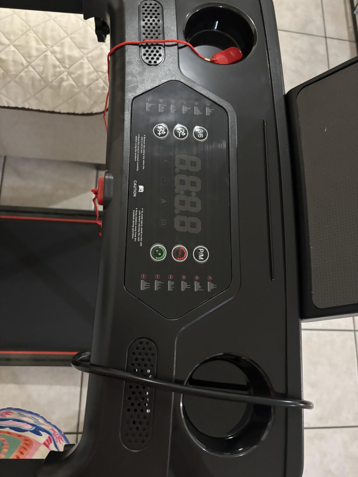 Foldable Treadmill for Home, 3-in-1 Walking Pad with Incline Handle Bar, 300LBS Capacity, 3.0HP Quiet Brushless, Small Treadmills for Small Spaces FutureGlide customer photo 1