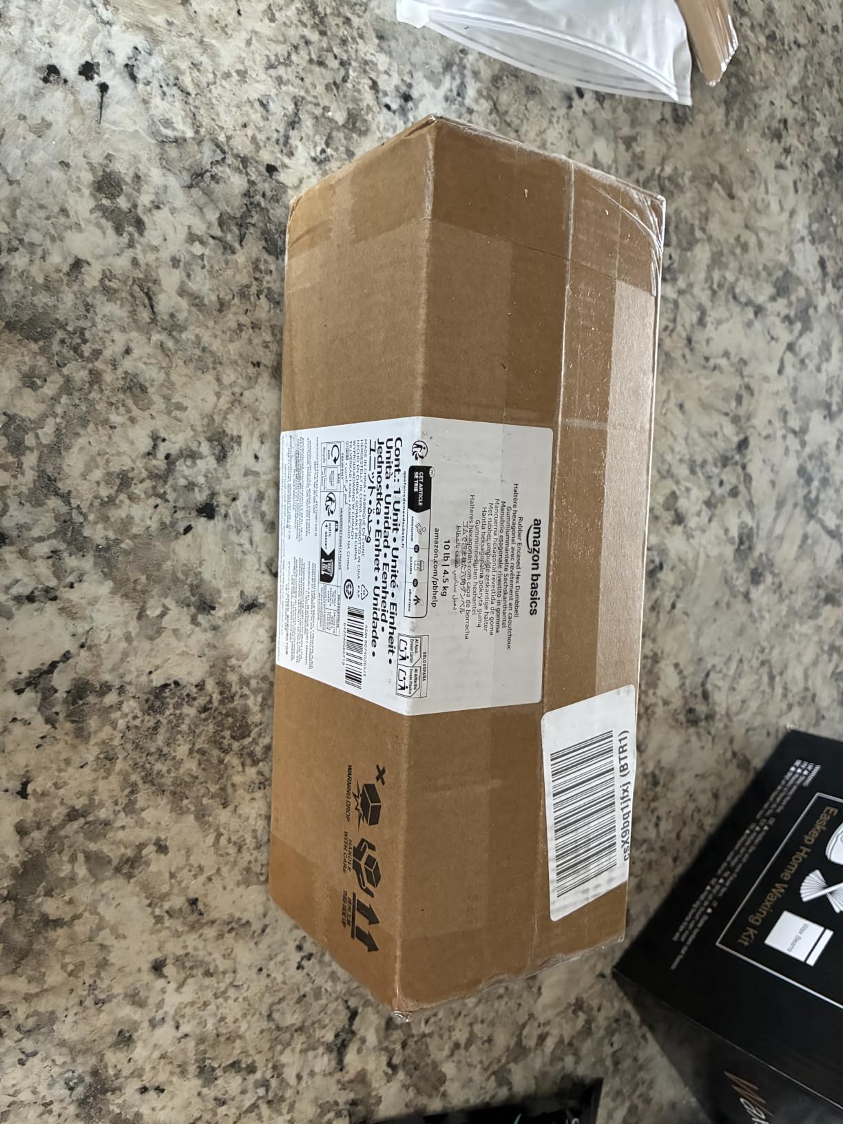 Amazon Basics Rubber Hex Dumbbell Hand Weight customer photo 1