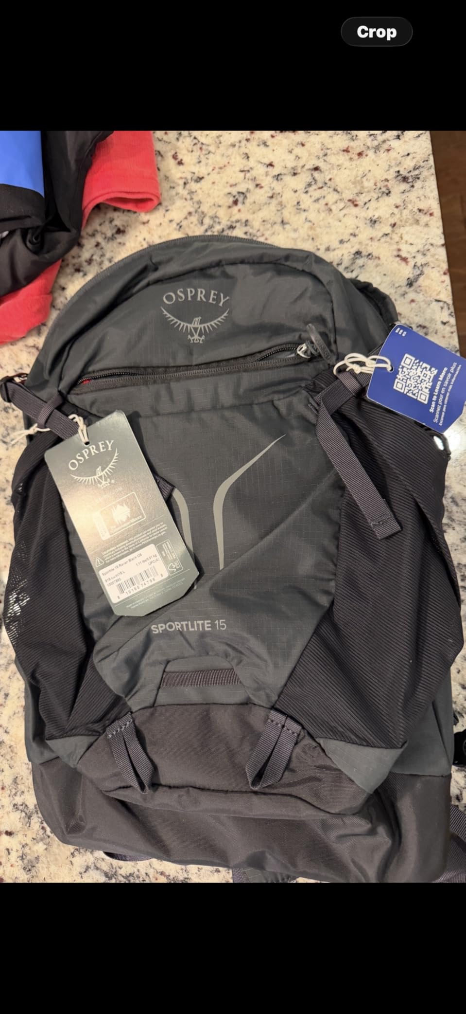 Osprey Sportlite 20L Lightweight Hiking Backpack, Blue OS customer photo 2