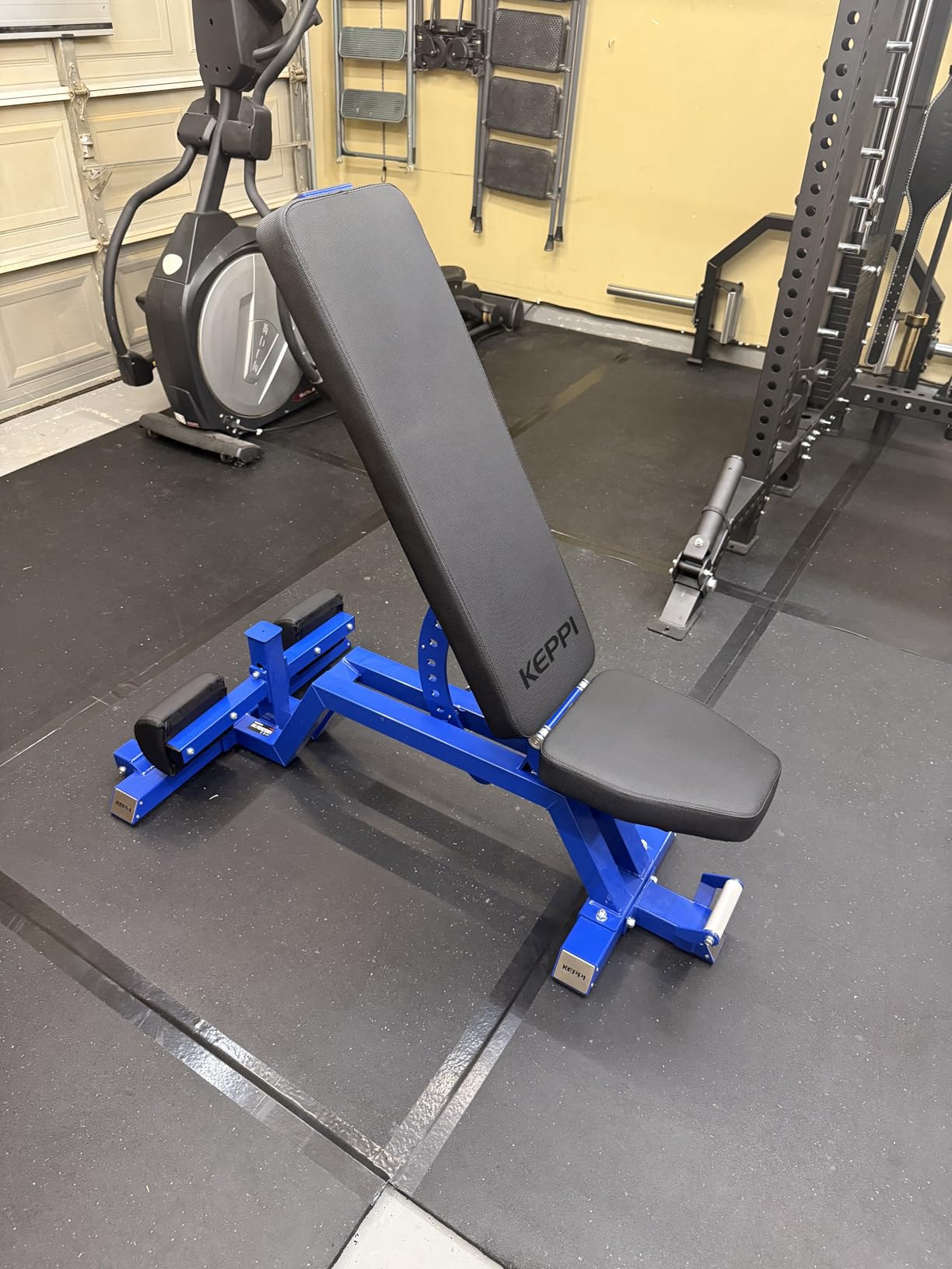 Keppi Fitness Bench6000 Weight Bench, Commercial Grade FID Workout Bench | 2200lb Flat Capacity, 11 Back&8 Seat Specialized Angles for Serious Lifters, 97lb Frame Weight with above 1 Gauge Support customer photo 2