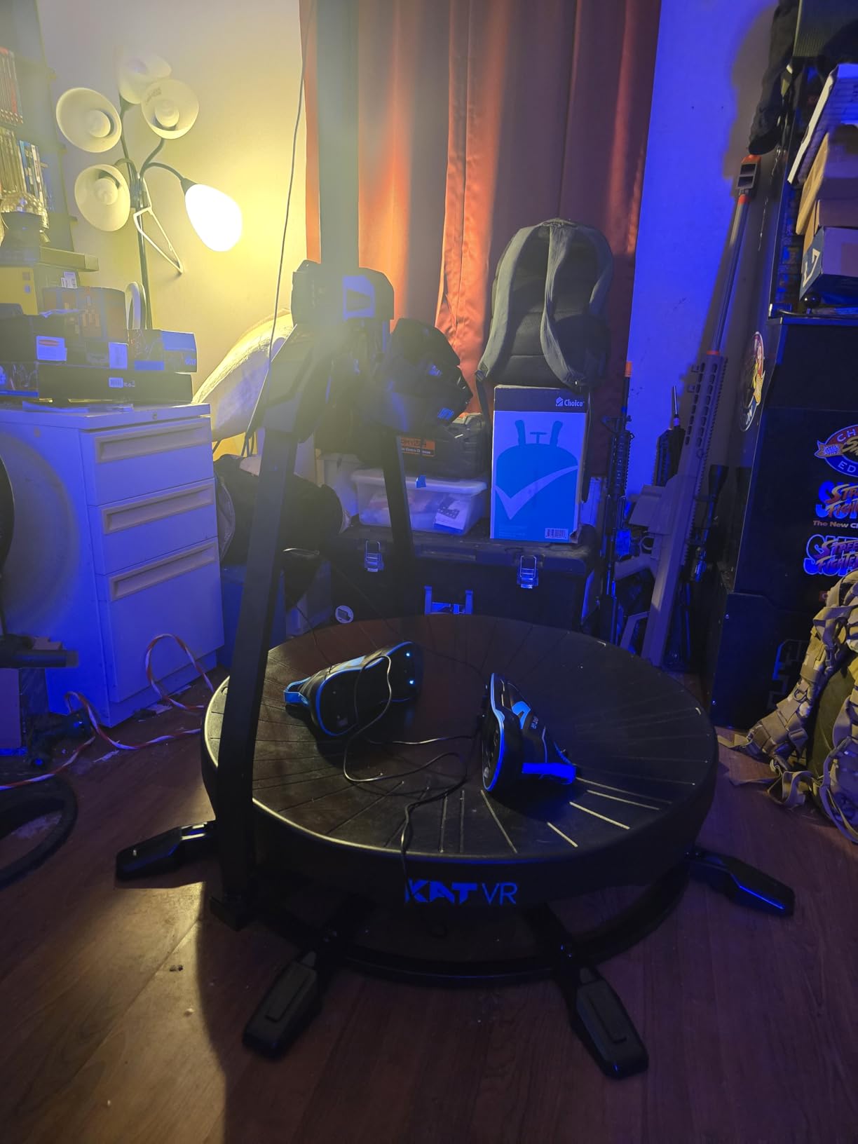 KAT Walk C2 VR Series | 360° Omnidirectional Walking Pad & Accessories for Immersive VR Gaming & Fitness | Compatible with SteamVR, Quest, Oculus | Core | US Size 9 customer photo 1