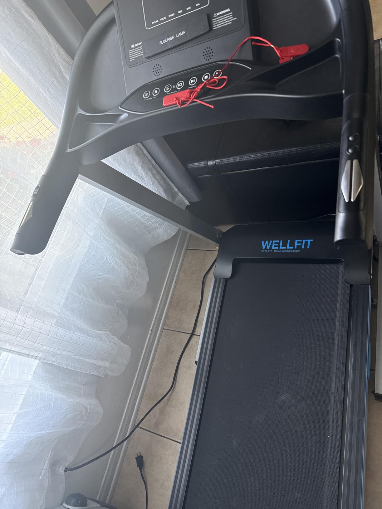 WELLFIT Heavy Duty Auto Incline Foldable Treadmill for Home, 400LB Capacity | 15% Auto Incline, 43