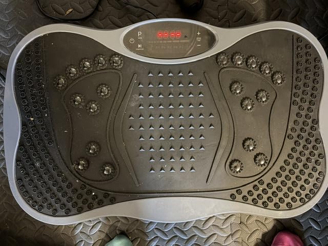 Vibration Plate Exercise Machine, 130 Levels Full Body Workout Vibrating Plate for Lymphatic Drainage Weight Loss, 450 Lbs Capacity Shake Platform with Bluetooth for Women Men customer photo 2