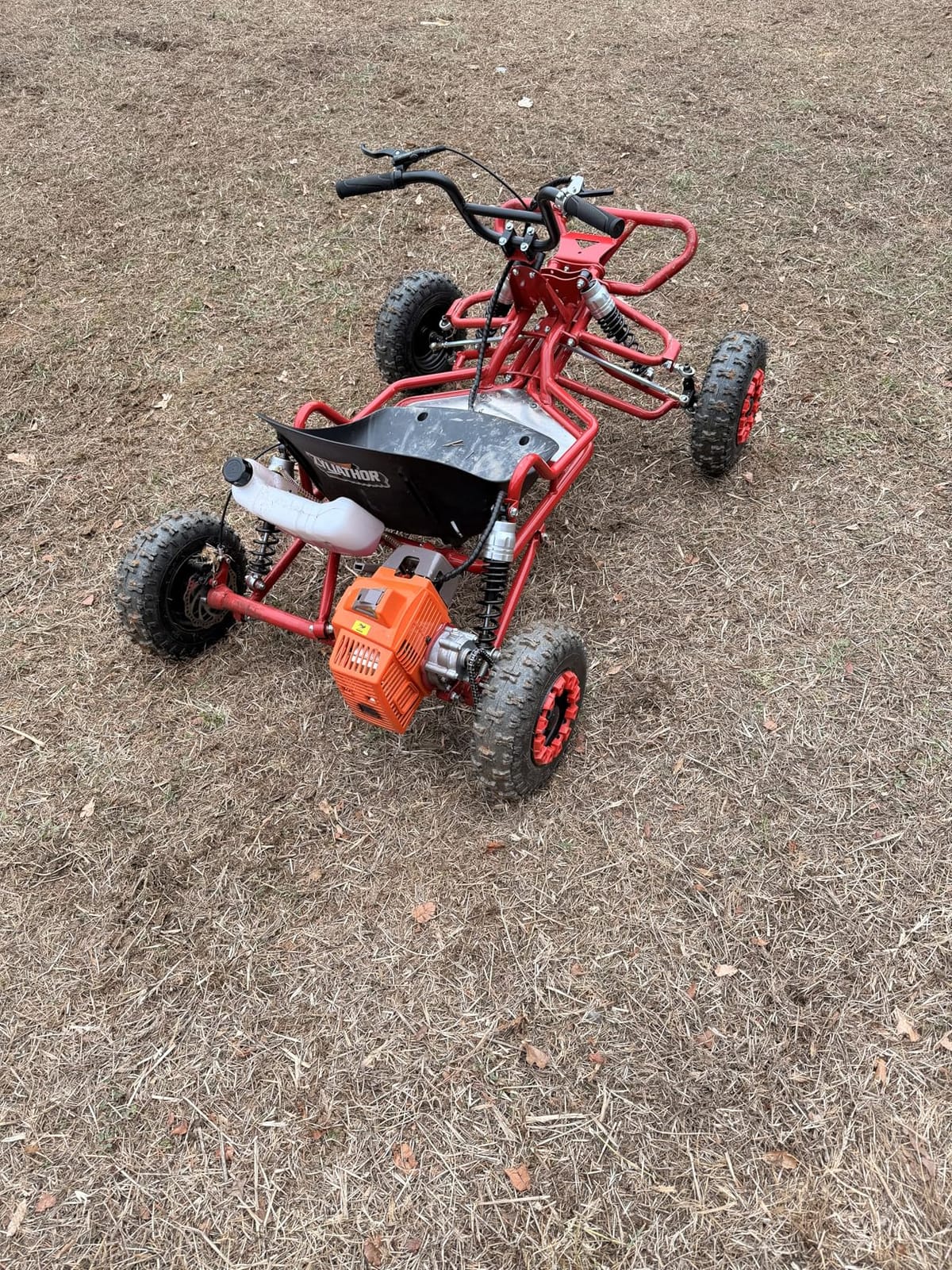 63cc Gas Off-Road Go Kart for Adults & Kids (Black) | 2-Stroke Engine, Throttle Limiter, Pull Start, Hydraulic Disc Brake, 4-Wheel Suspension customer photo 1