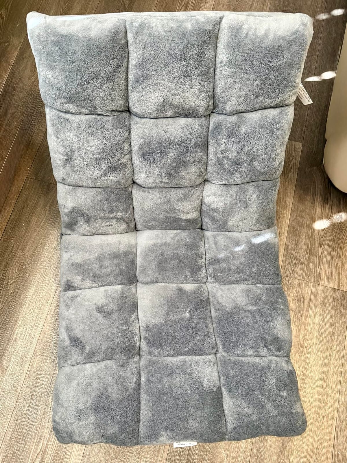 Giantex Floor Chair with Back Support, 14 Adjustable Position, Padded Sleeper Bed, Couch Recliner, Folding Gaming Floor Chairs for Adults, Living Room, Bedroom, Yoga, Meditation, Light Purple customer photo 1
