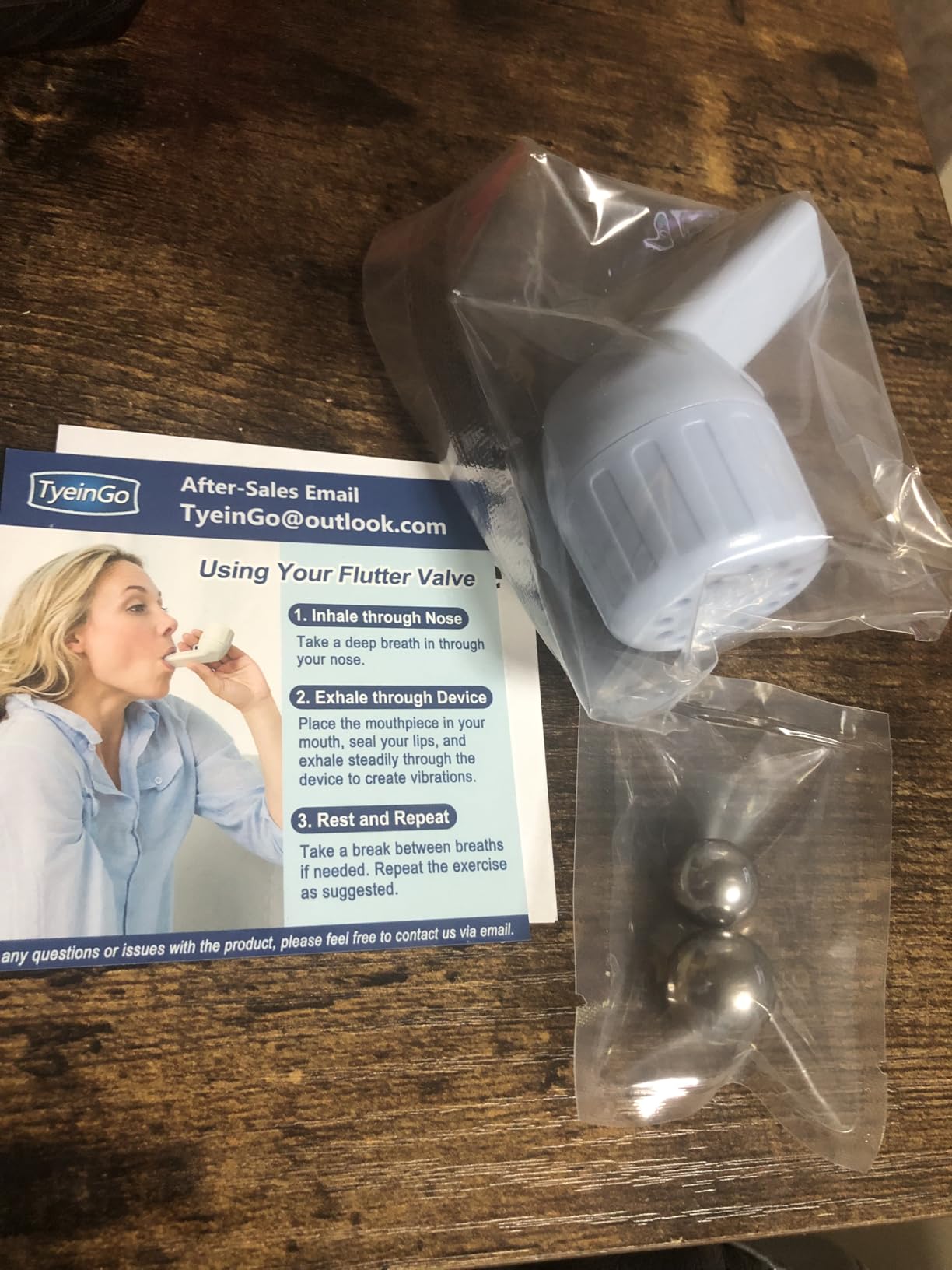 Flutter Valve Device for Lungs, Exerciser, Non-Measuring - Breathing Trainer, Breathing Exercise Device for Lungs customer photo 1