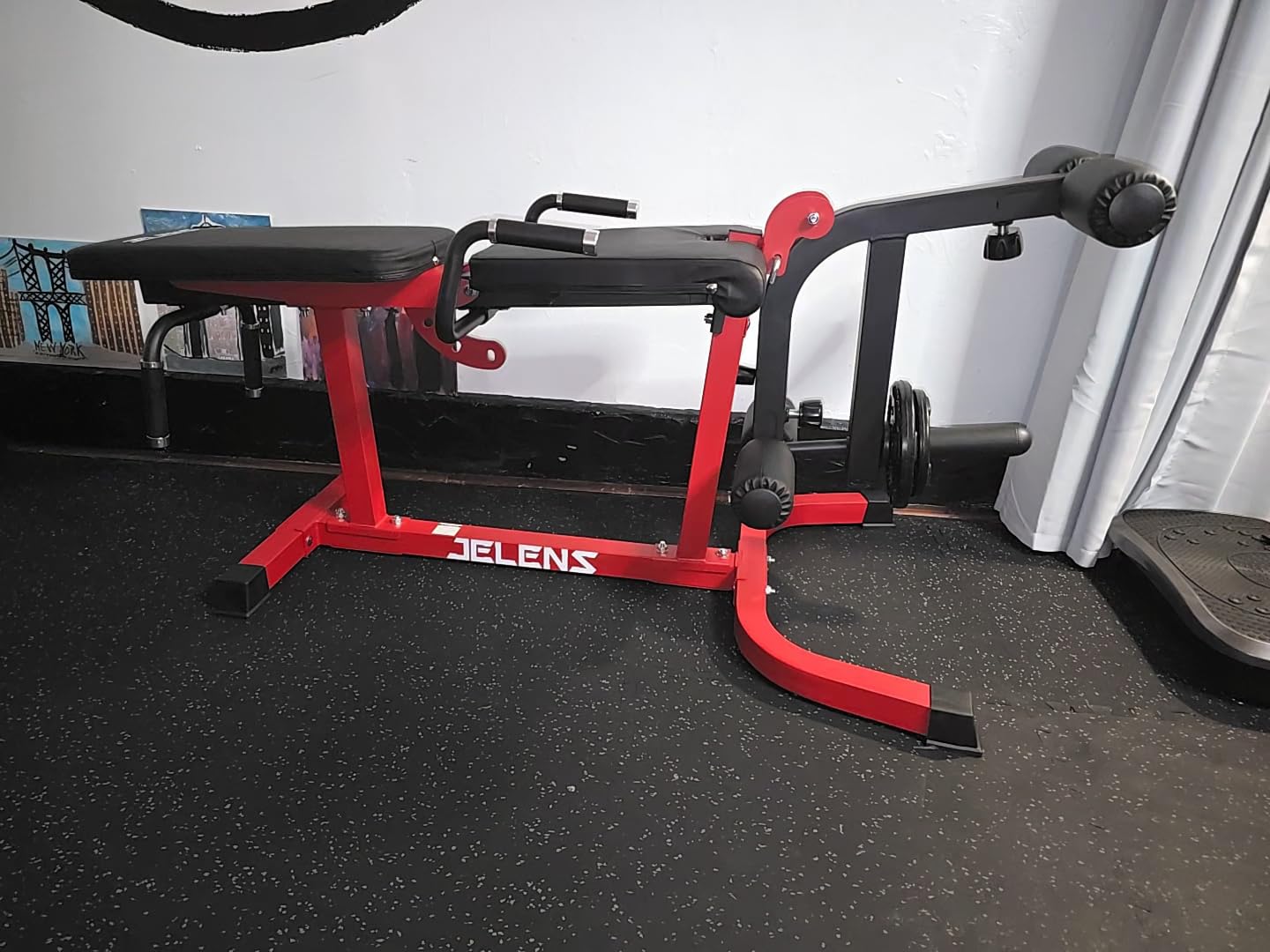 JELENS J10 Leg Extension and Curl Machine, Adjustable Leg Curl Machine for Home Gym, Seated Leg Extension and Lying Curl Machine for Lower Body Workouts customer photo 1