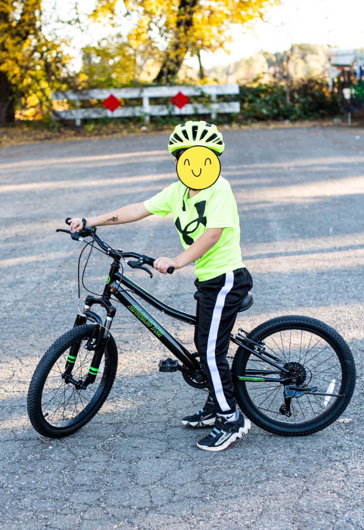 AVASTA Govet 20 Inch Big Kids Mountain Bike | Suitable for 6 7 8 9 10 11 12 Years Old Boys Girls, Suspension Fork, Dual V-Brake, 6-Speed Drivetrain customer photo 2