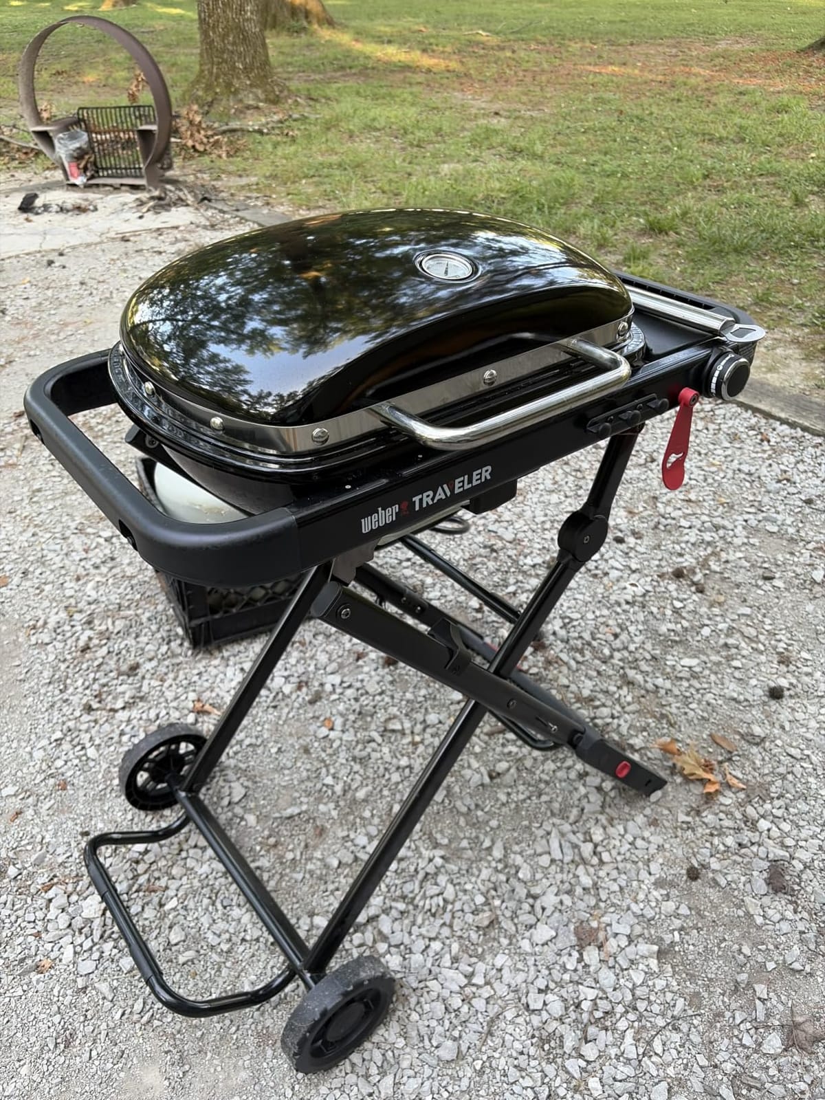 Weber Traveler Compact Portable Gas Grill customer photo 1
