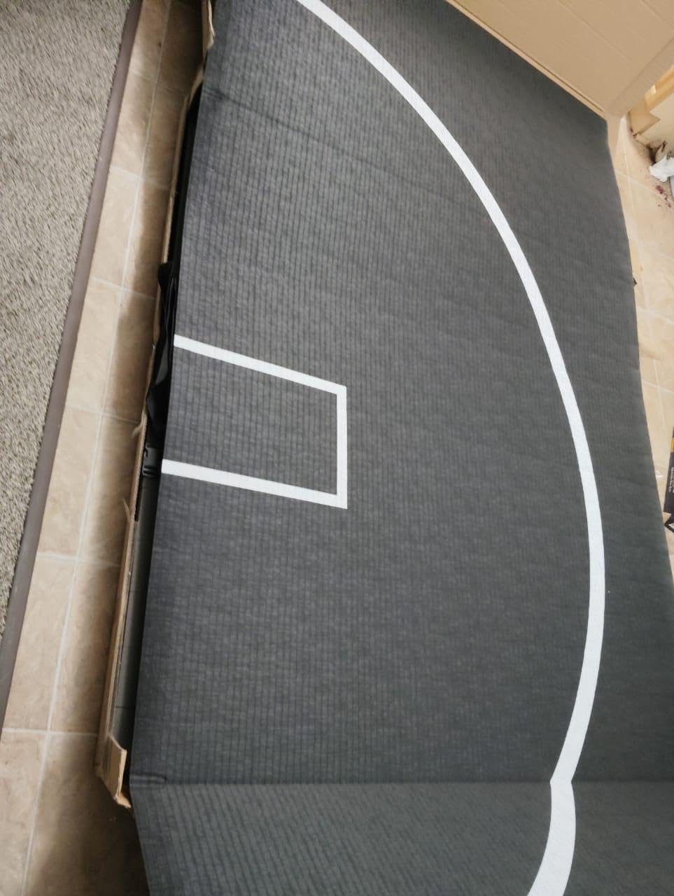 Wrestling Mat for Home 10x10 Feet MMA Mat for BJJ Jiu Jitsu Judo Grappling | Waterproof Top Antislip Bottom 3cm Thick Foam Protection Odor Control Foldable Rollable Practice Mat customer photo 1