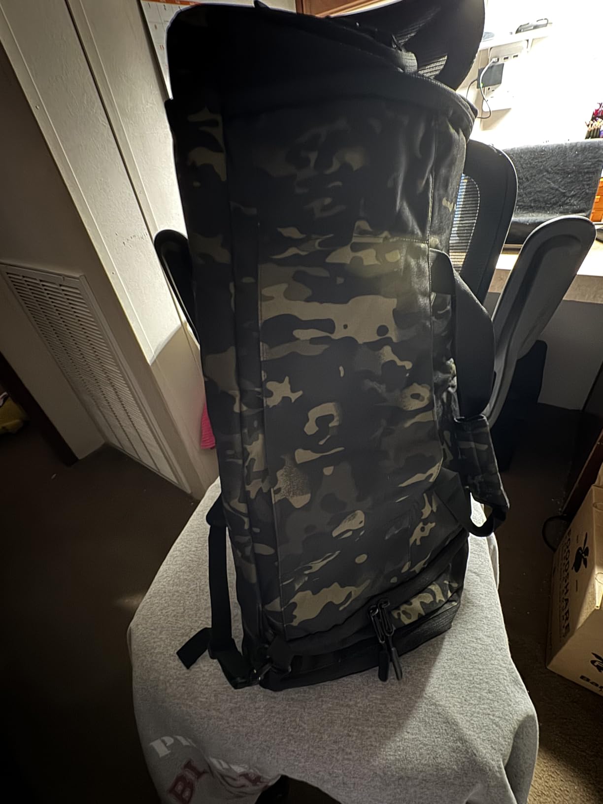 50L Tactical Duffle Bag for Men, 3-in-1 Gym Duffle and Backpack, Shoe Compartment, Laptop Sleeve and MOLLE customer photo 1