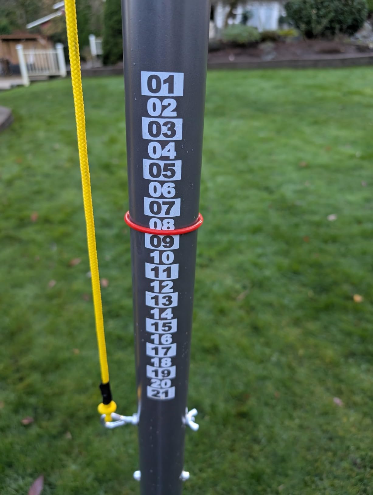 Professional Volleyball Net Set Heavy Duty for Outdoor Backyard Portable | Rust-Resistant Aluminum Poles, 32 ft Regulation, Anti-Sag, 3 Official Height, Adjustable Length, Carry Bag customer photo 1