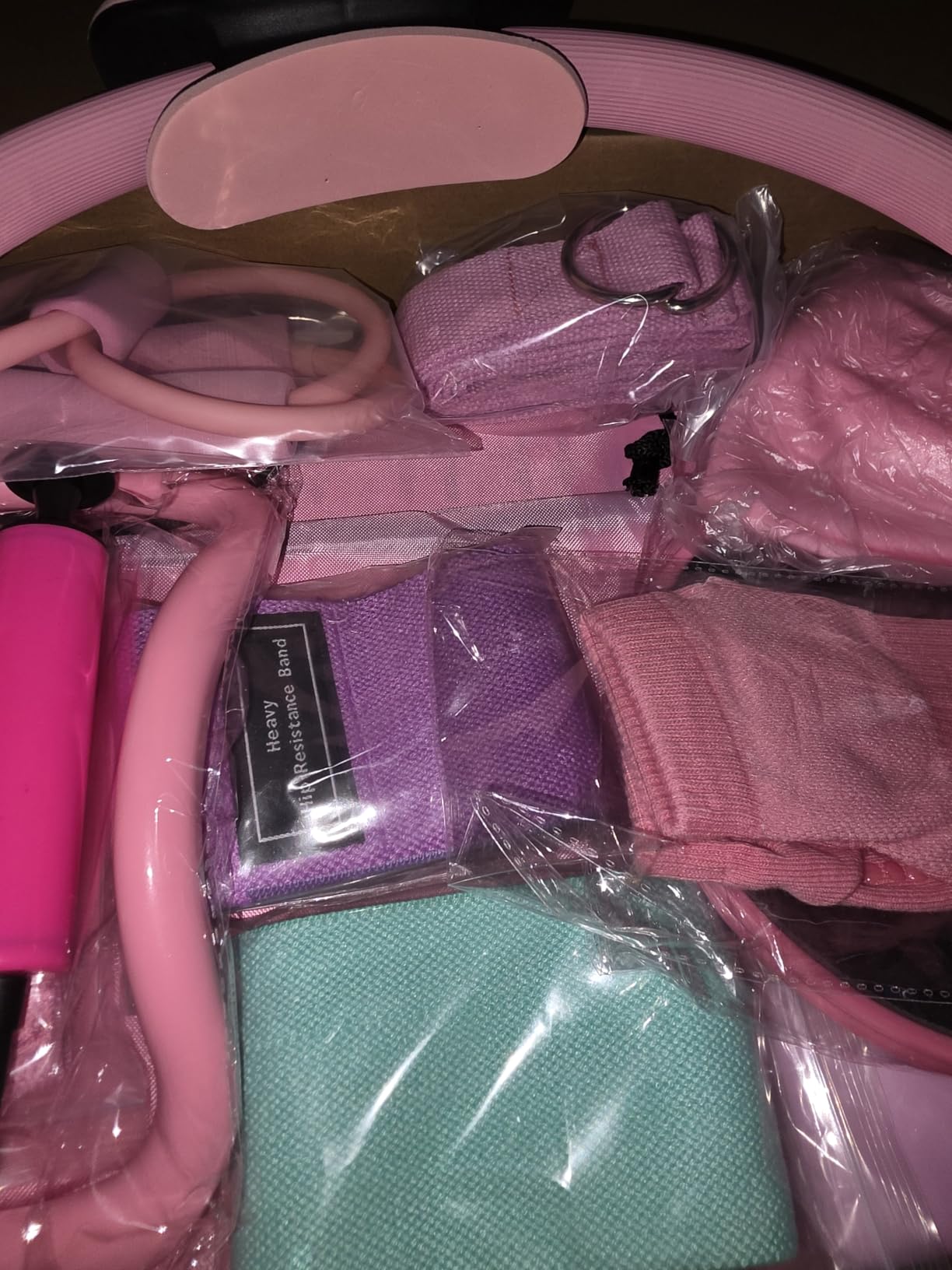 Pilates Kit for Home Workouts, Pilates Equipment Ring and Ball Set, Pilates Essentials Kit for Women, Home Pilates Workout Kit, Pilates Set, Pilates Starter Kit for Women at Gym Studio Travel customer photo 1