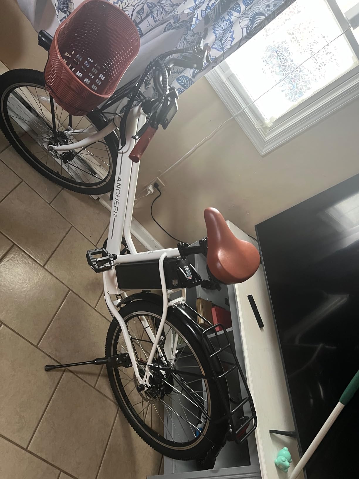 ANCHEER Electric Tricycle for Adults, Peak 600W Folding Electric Trike, 24